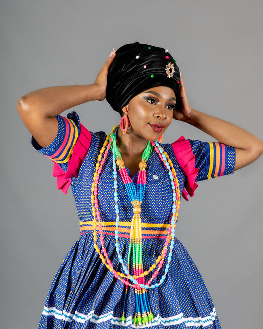 Sepedi Tie Beads Multicolour