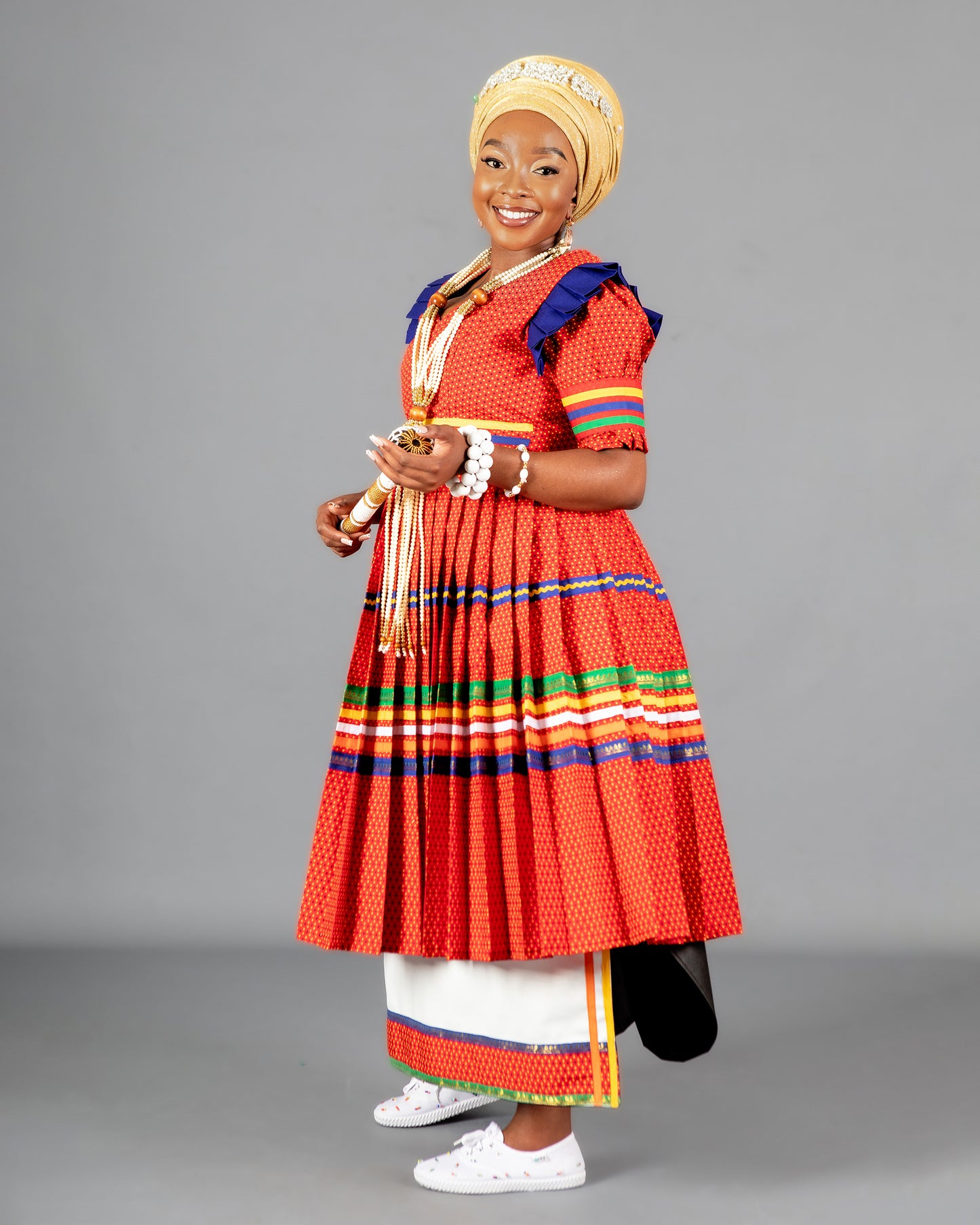 Manoko Bridal Set in Red