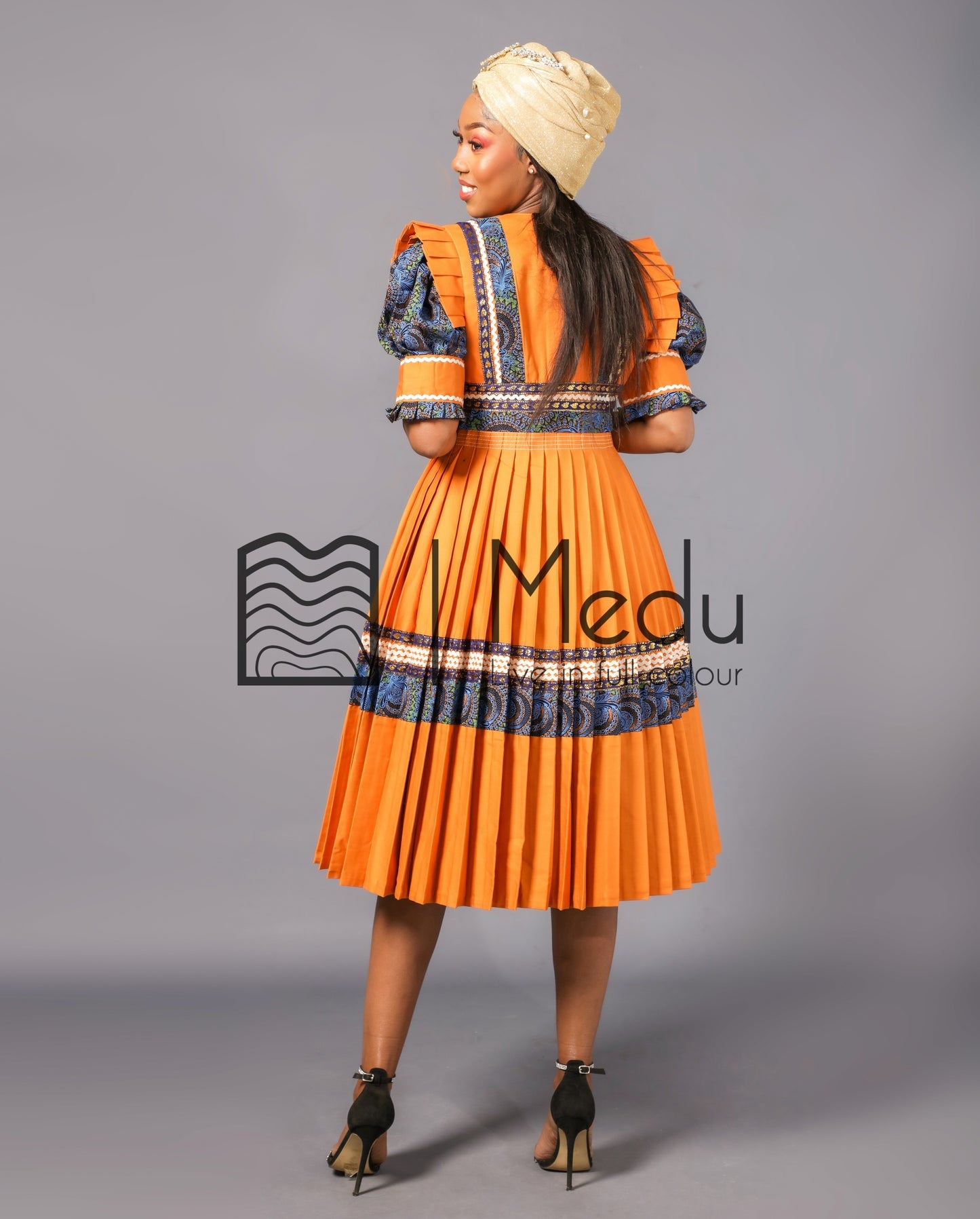 Mologadi Bridal Set Mustard