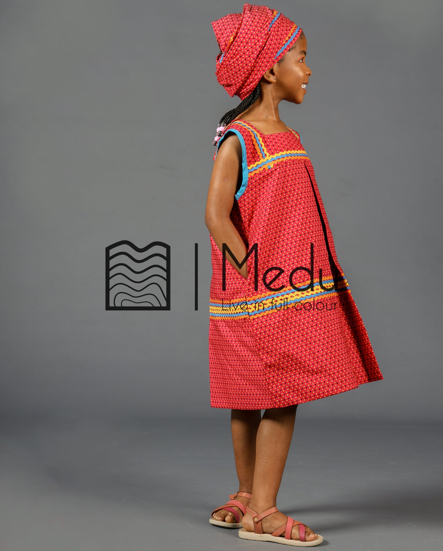 Kiddies Lerato Yele Dress Manoko Pink
