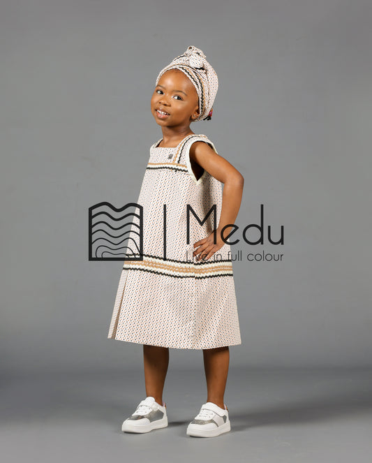 Kiddies Lerato Yele Dress Beige