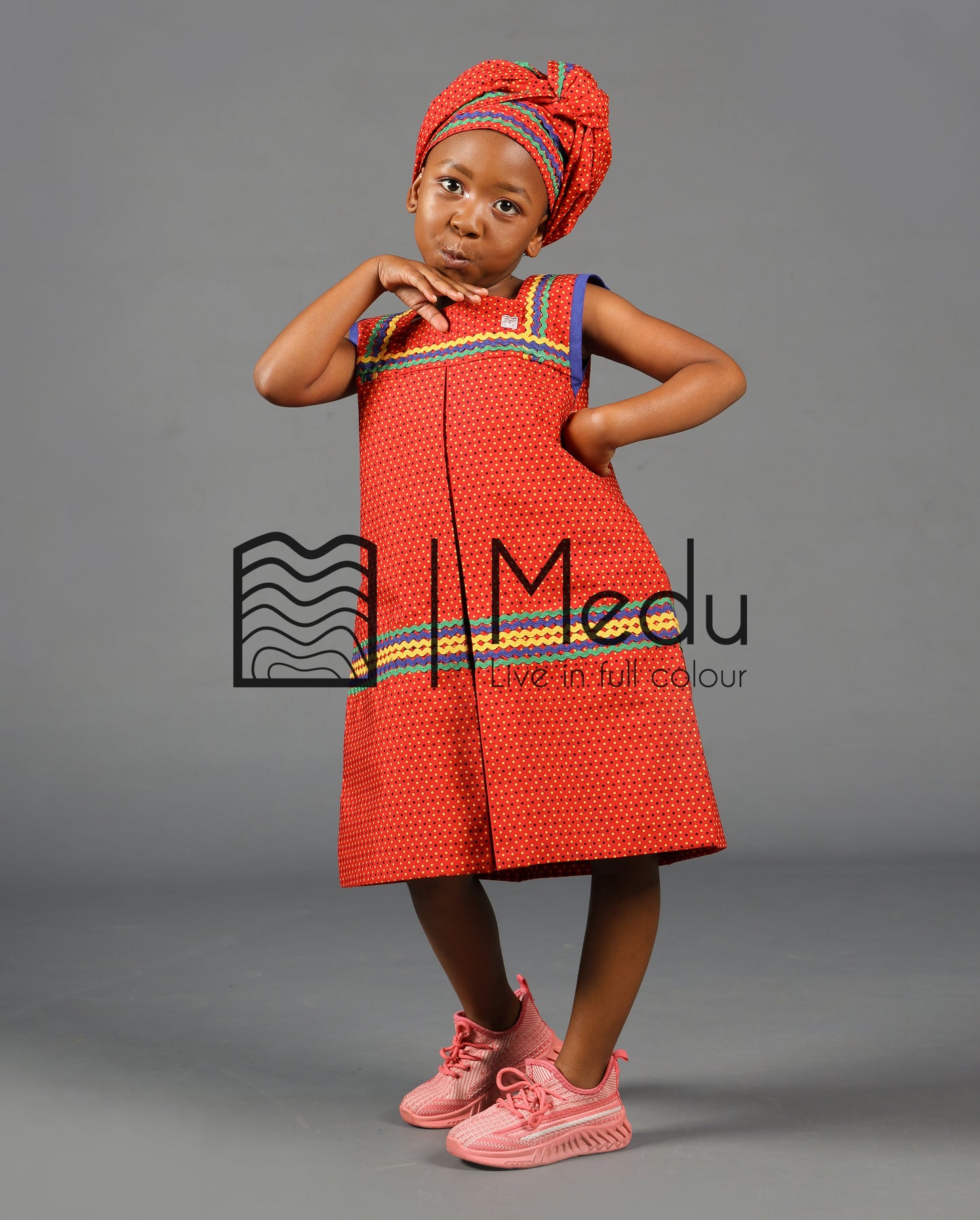 Kiddies Lerato Yele Dress in Red