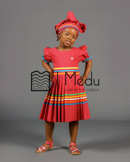 Kiddies Maru Dress Manoko Pink