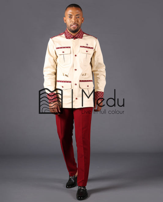 His & Her: Ntsoaki Luxe Set Maroon