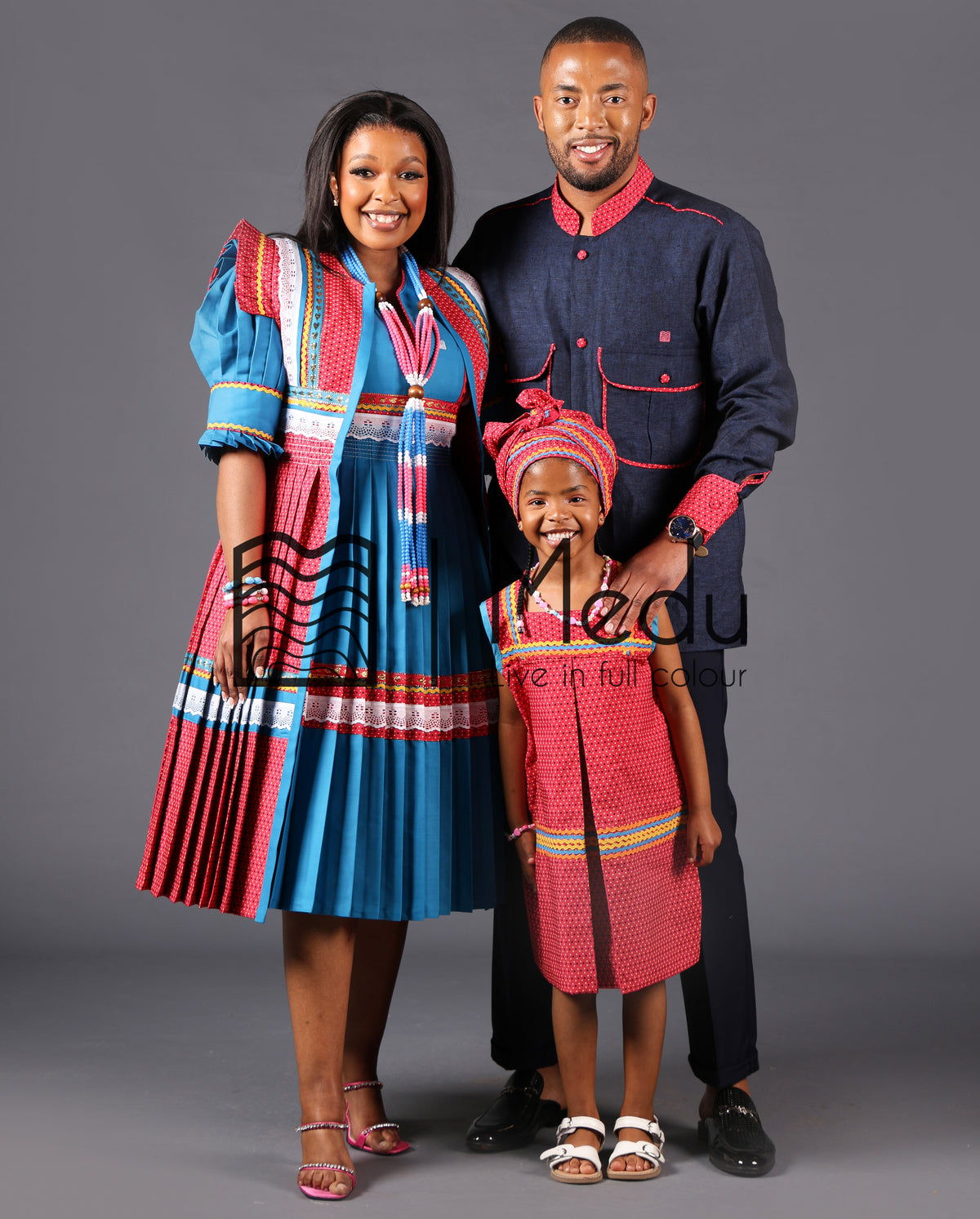His & Hers: Mogoshadi Bridal Set in Manoko Pink