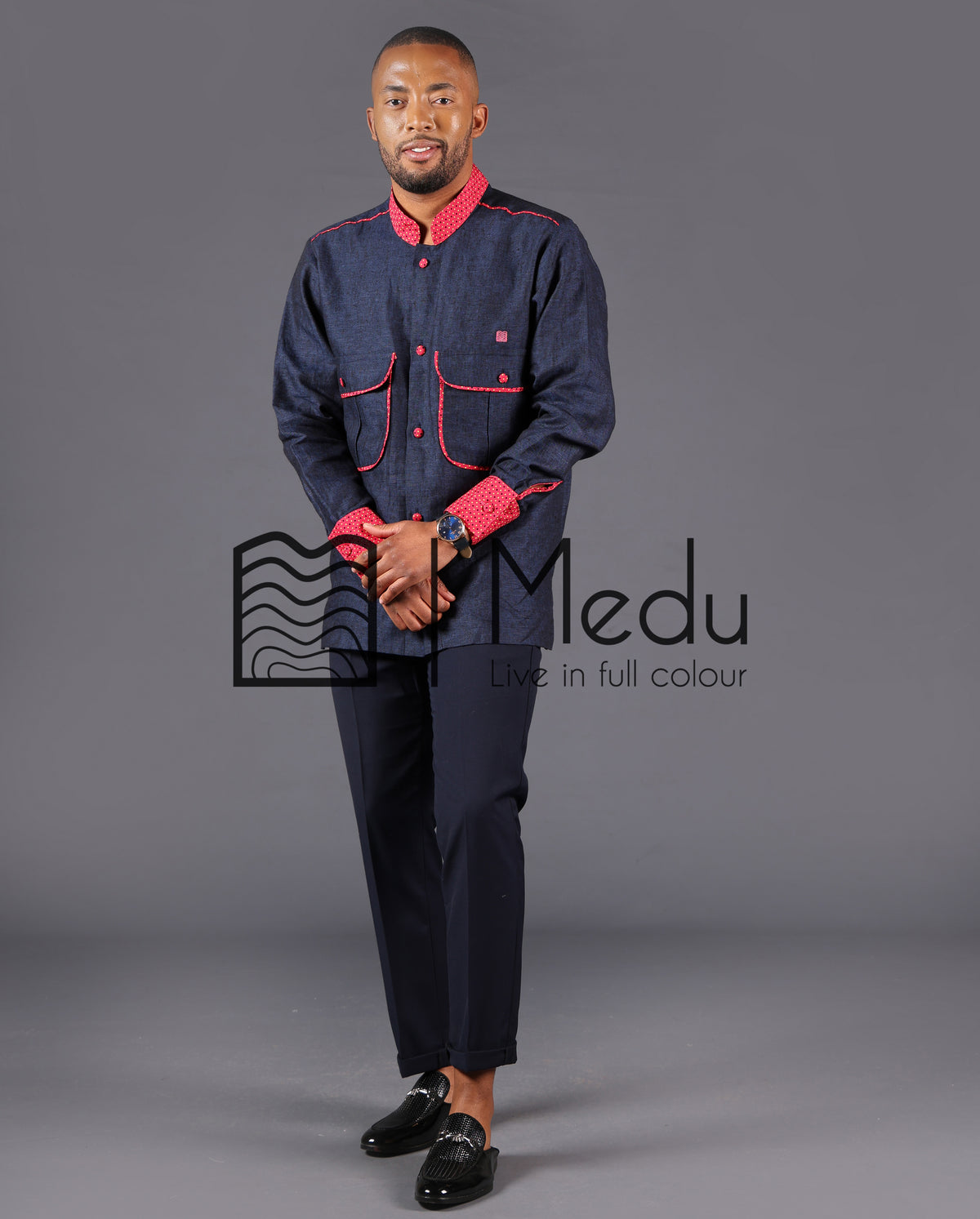 His & Hers: Makgabo Midi Set Pink and Turquoise