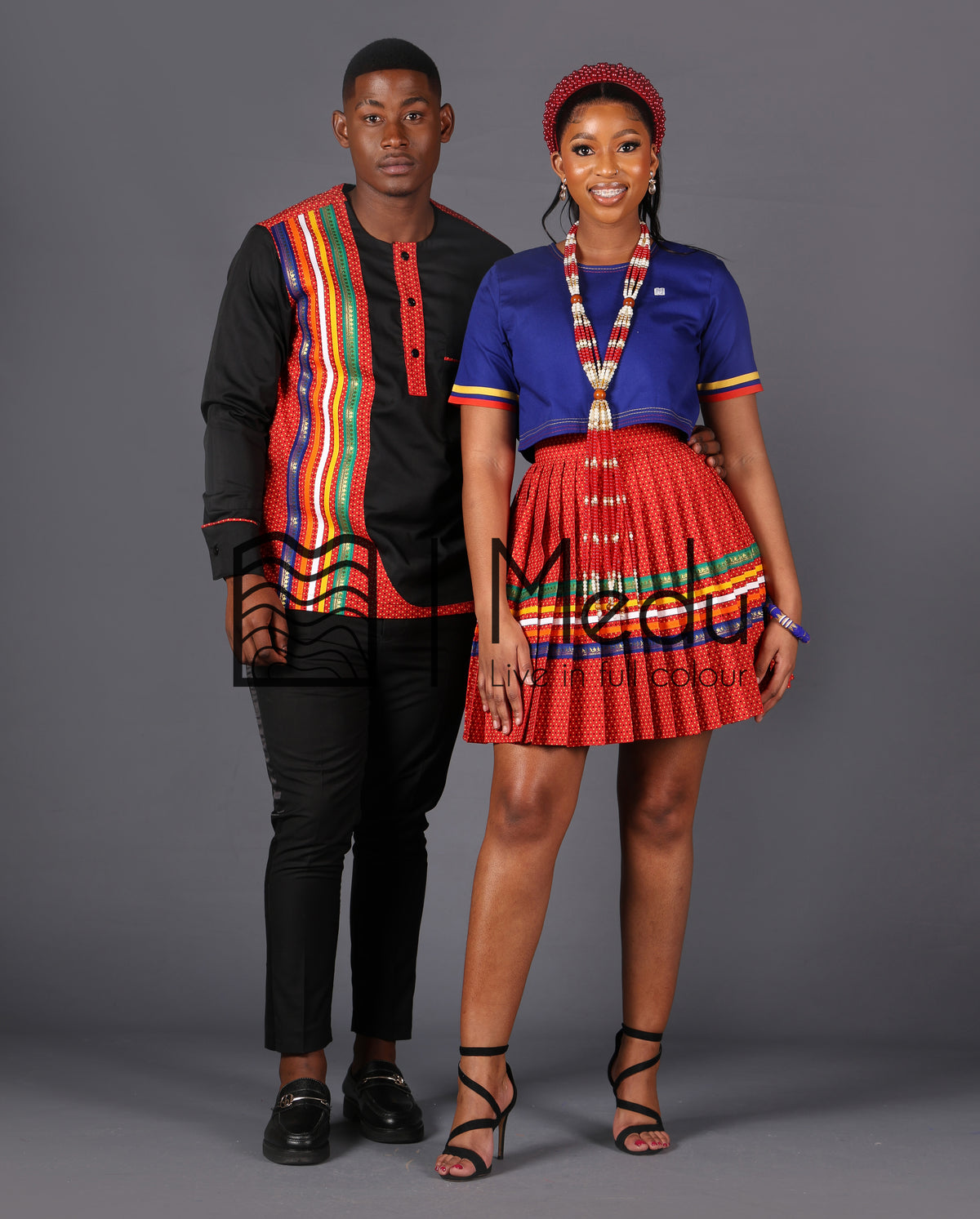 His & Hers: Makgabo Mini Royal and Red
