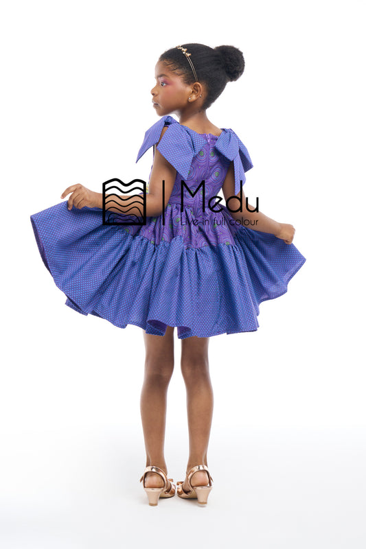 Kiddies Khumo Princess Dress Purple