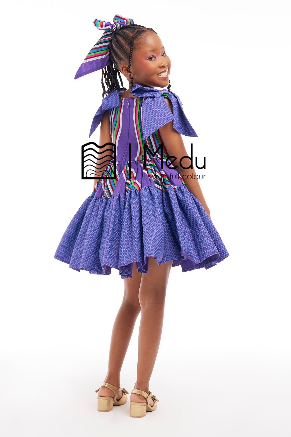 Kiddies Lupfumo Princess Dress Purple