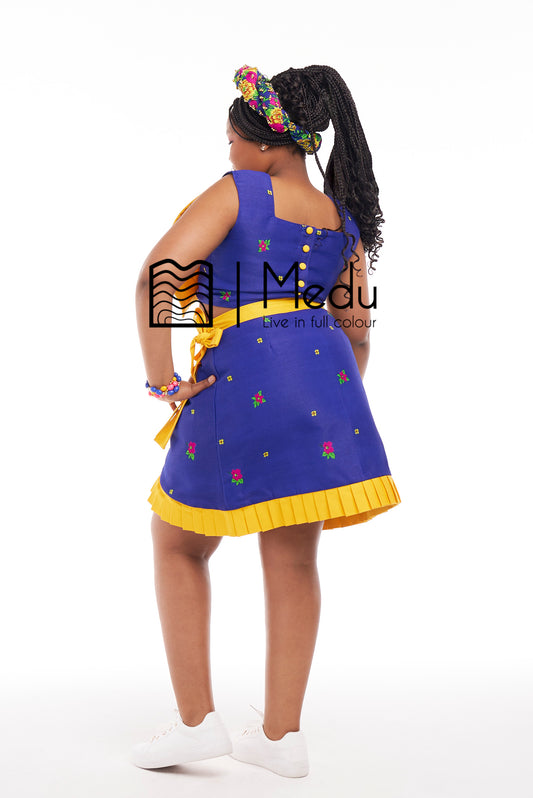 Kiddies Nyeleti Giant Bow Set Royal Blue