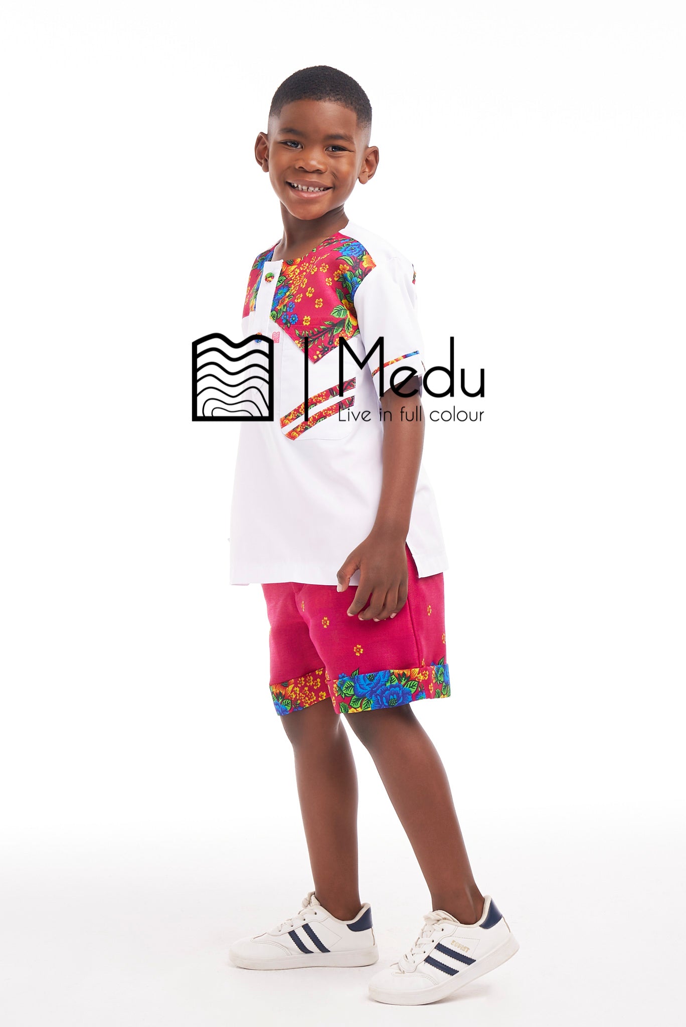 Kiddies Ntsako Shirt And Shorts Set Pink