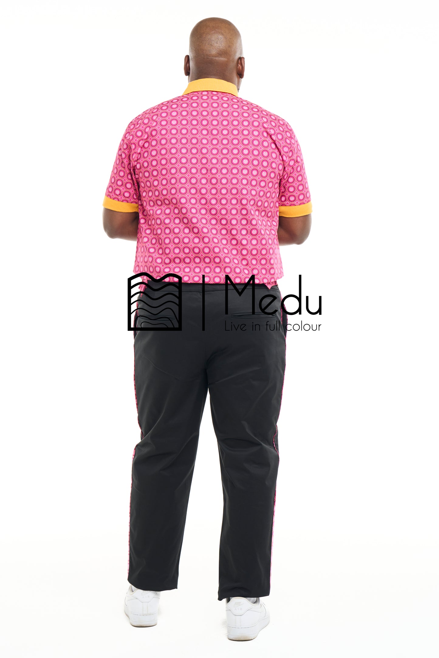 Lesiba Golf Shirt And Trousers Set Medu Pink