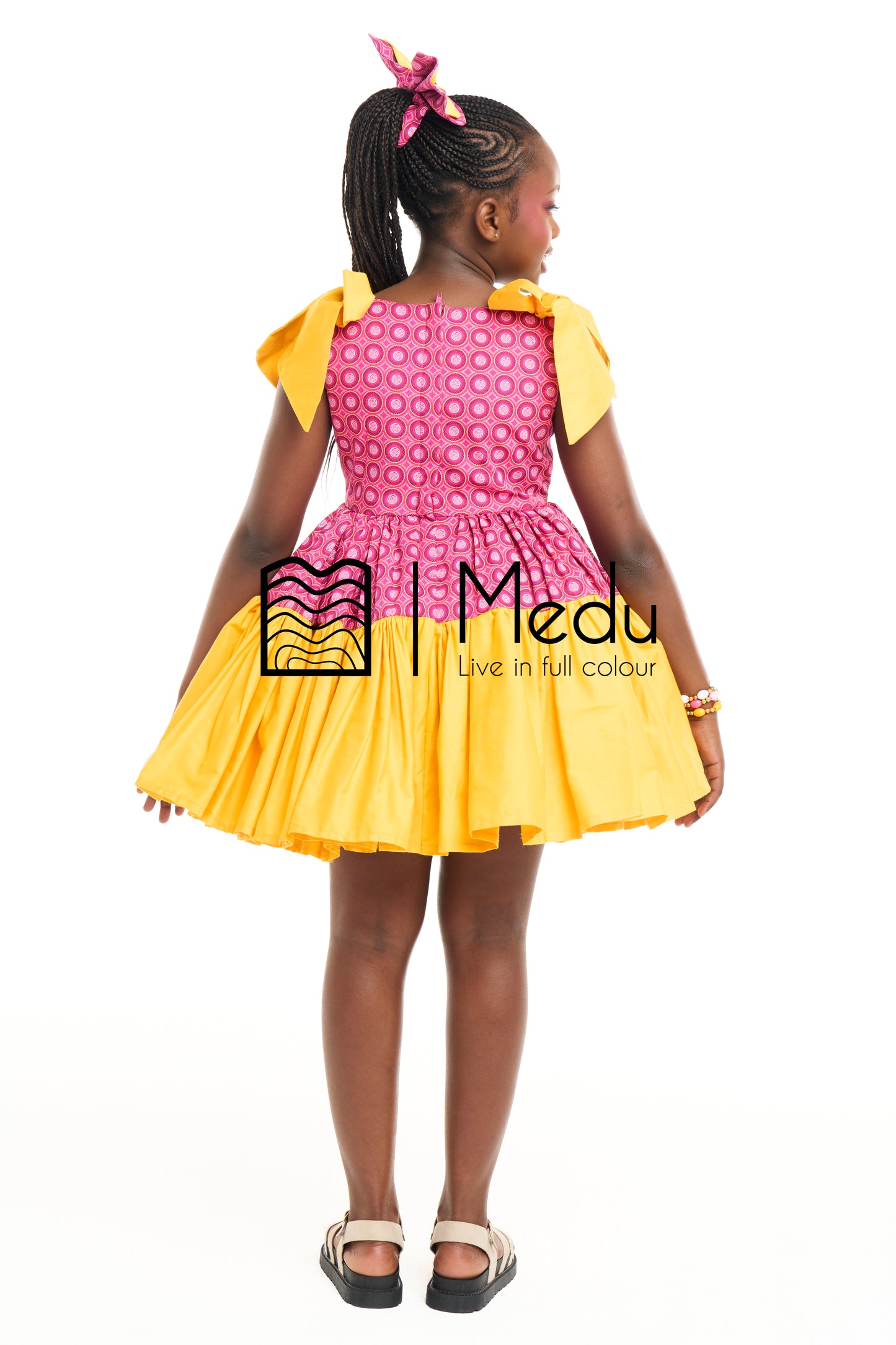 Kiddies Khumo Princess Dress Medu pink