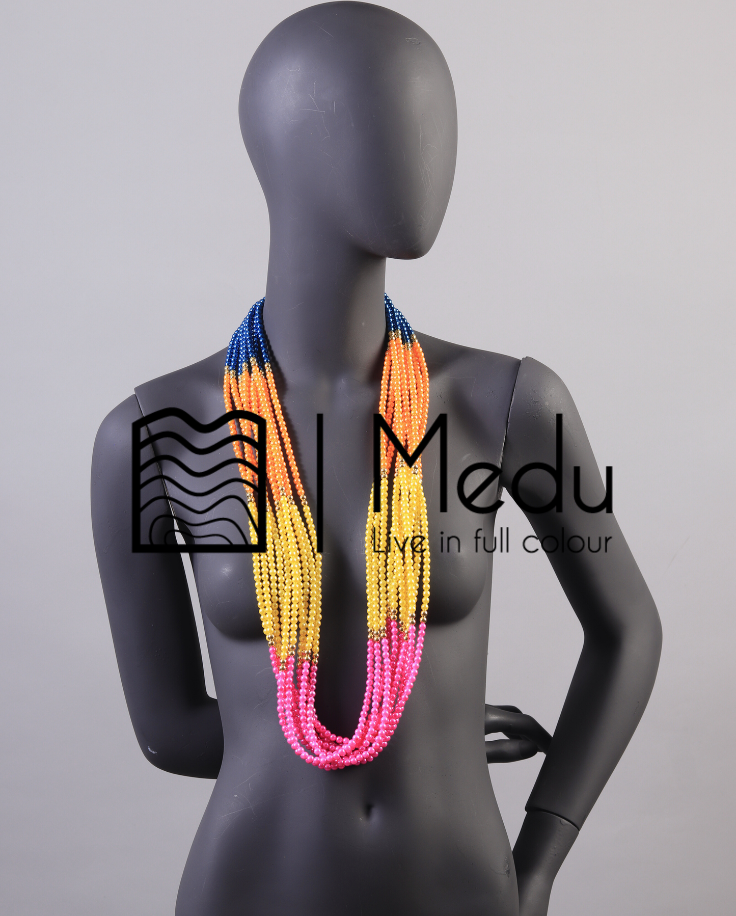 Sepedi Round Neck Beads Multicolour