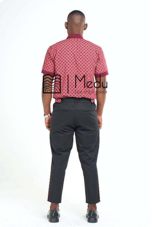 Lesiba Chino Trousers Maroon