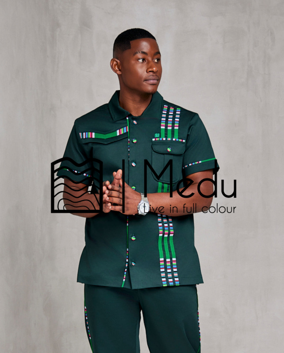 Mashudu Luxe Shirt Green