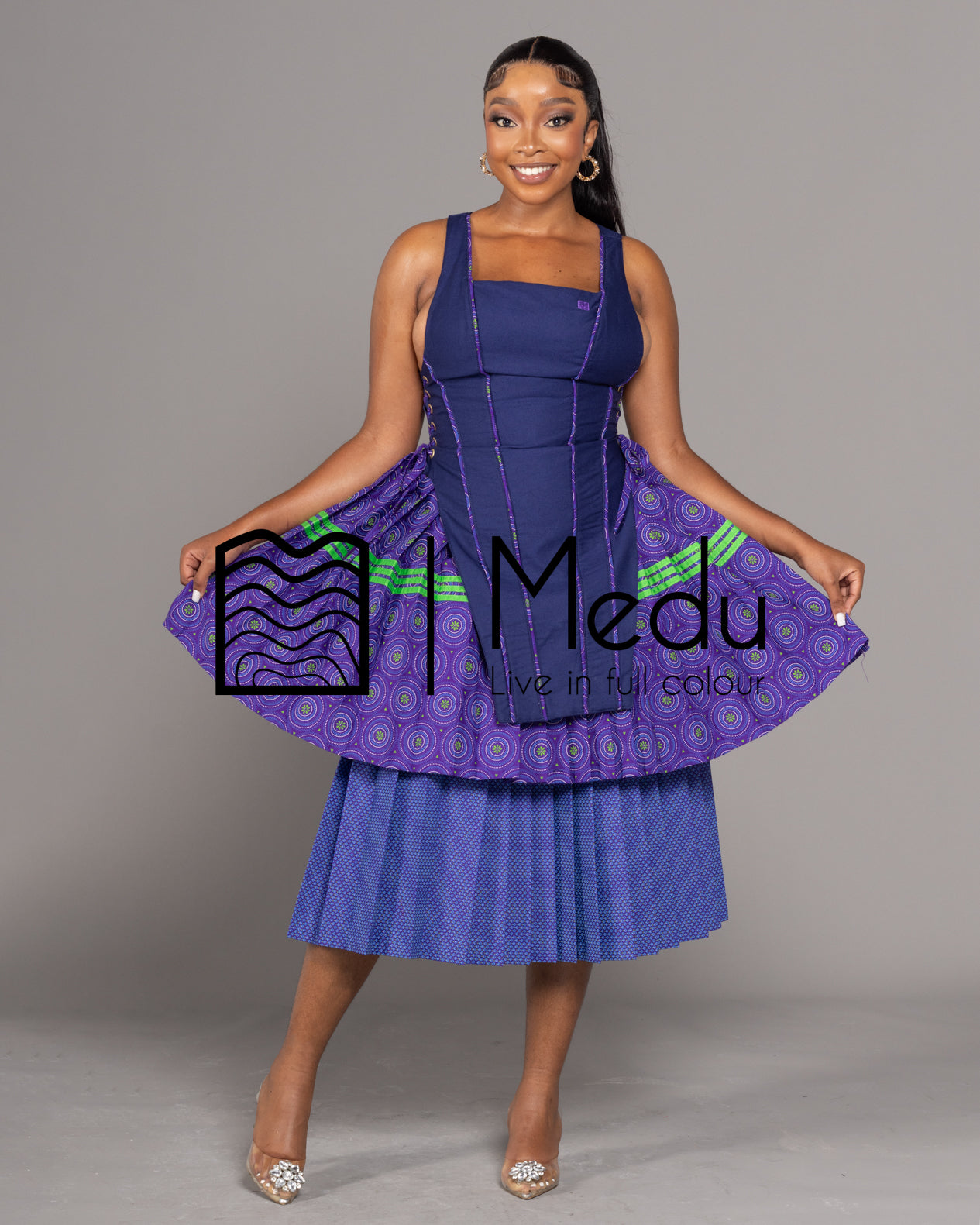 Motheo Bespoke Set Purple