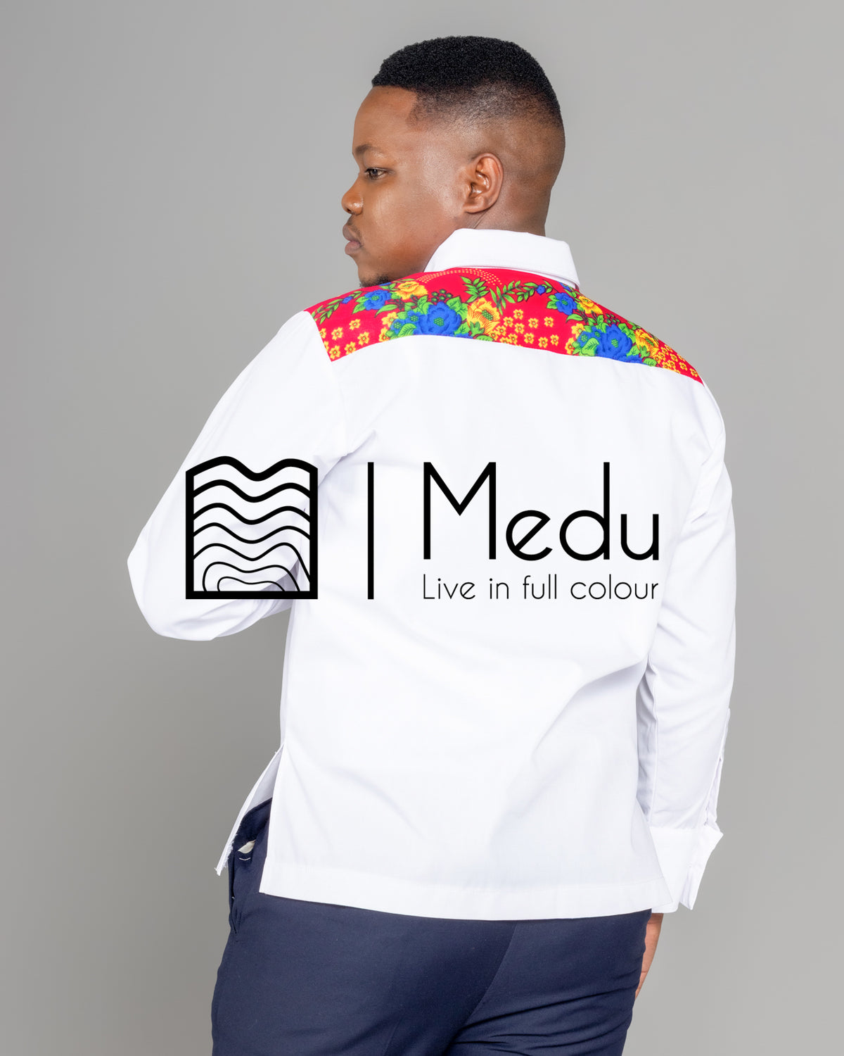Fumani Shirt White with Ruby Pink
