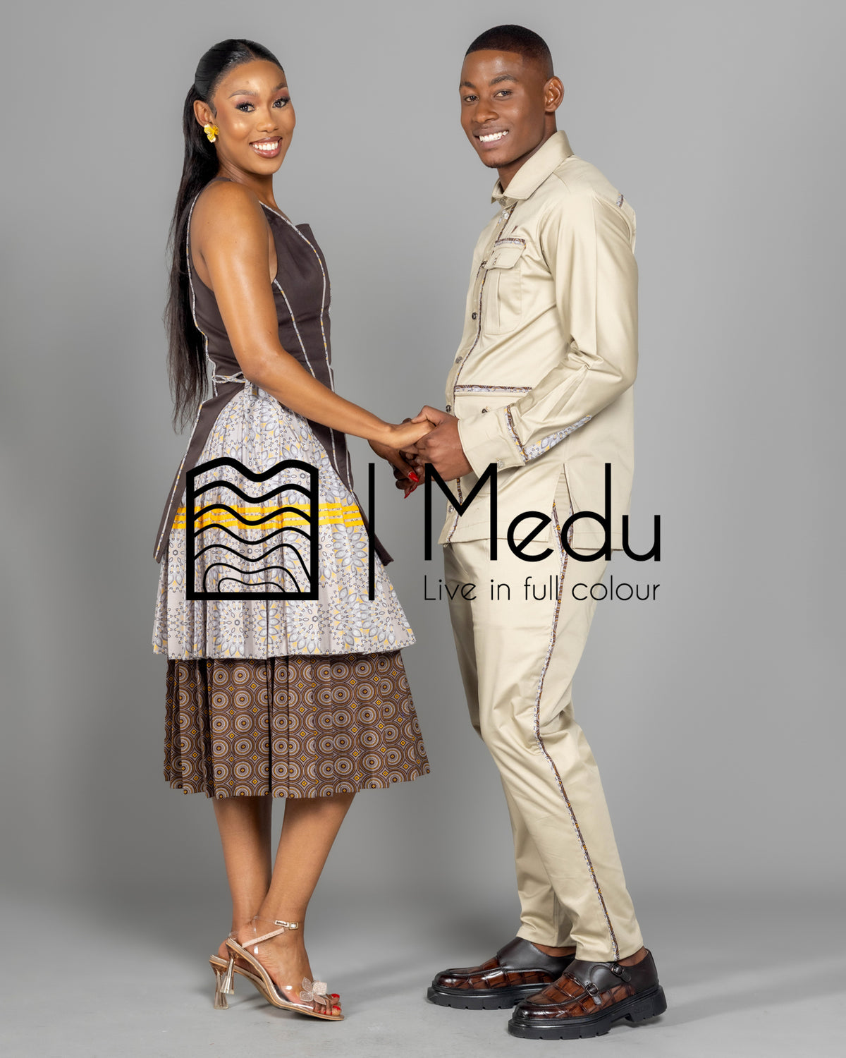 His & Hers: Motheo Bespoke Set Brown