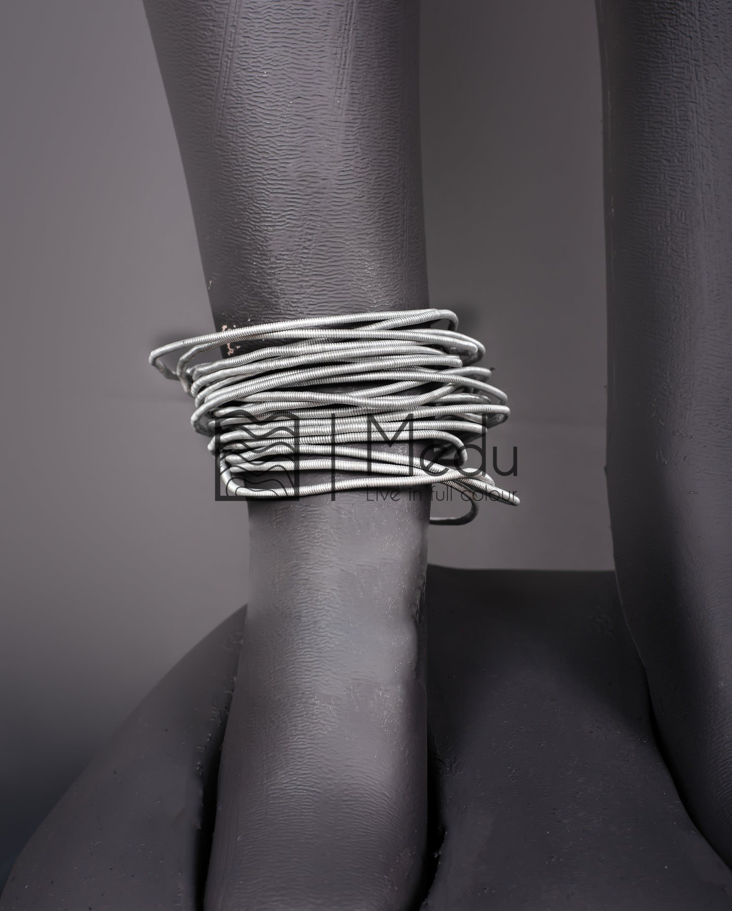 Maseka Anklets in Silver