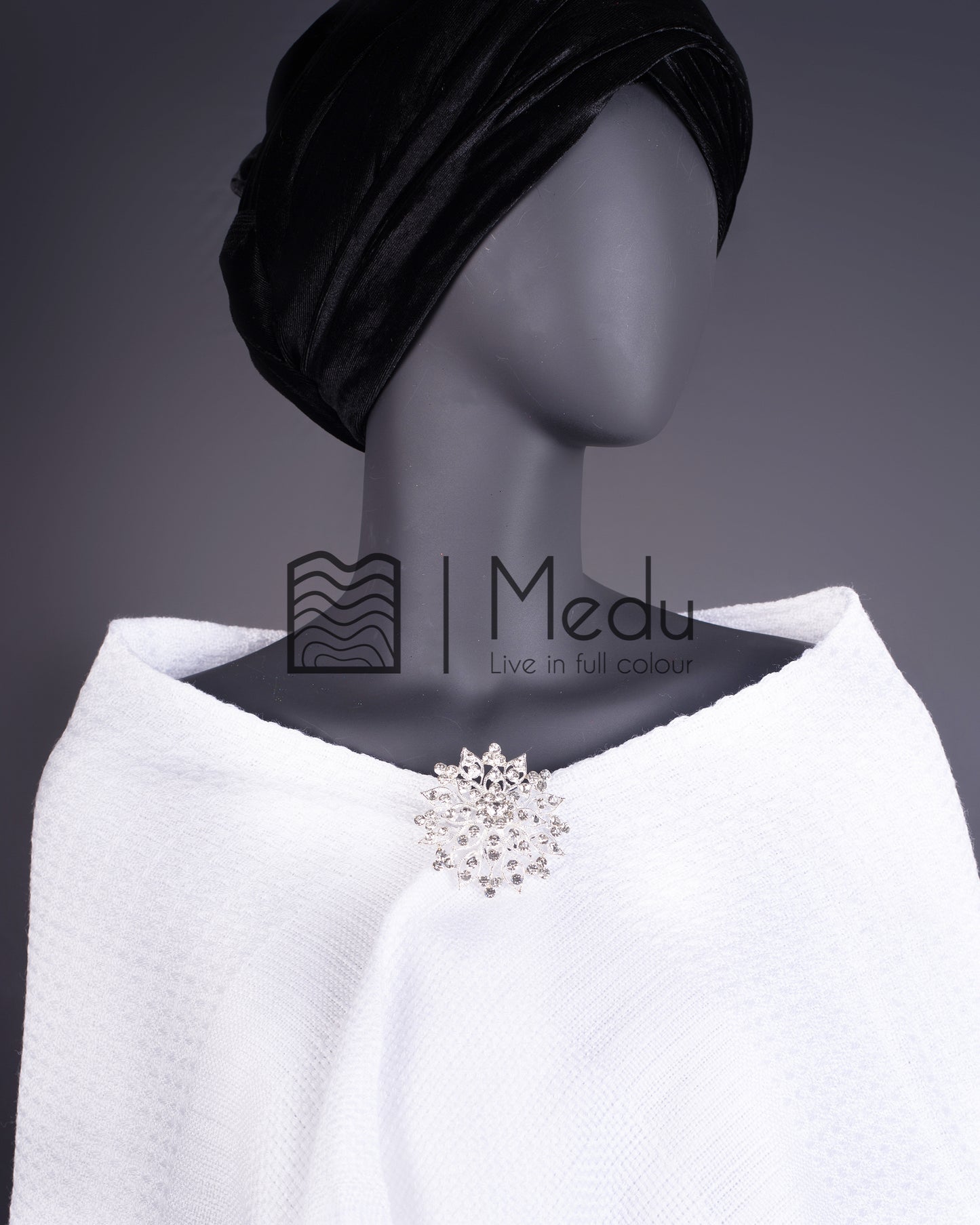 Letobolo Bridal White Shawl