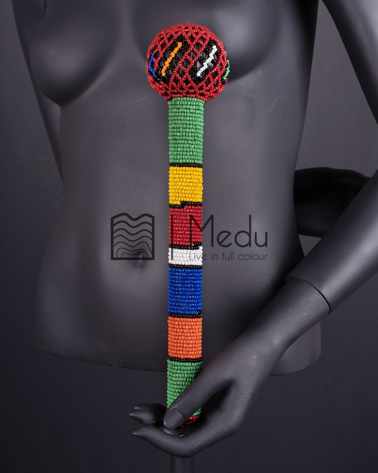 Beaded Bridal Stick Royal
