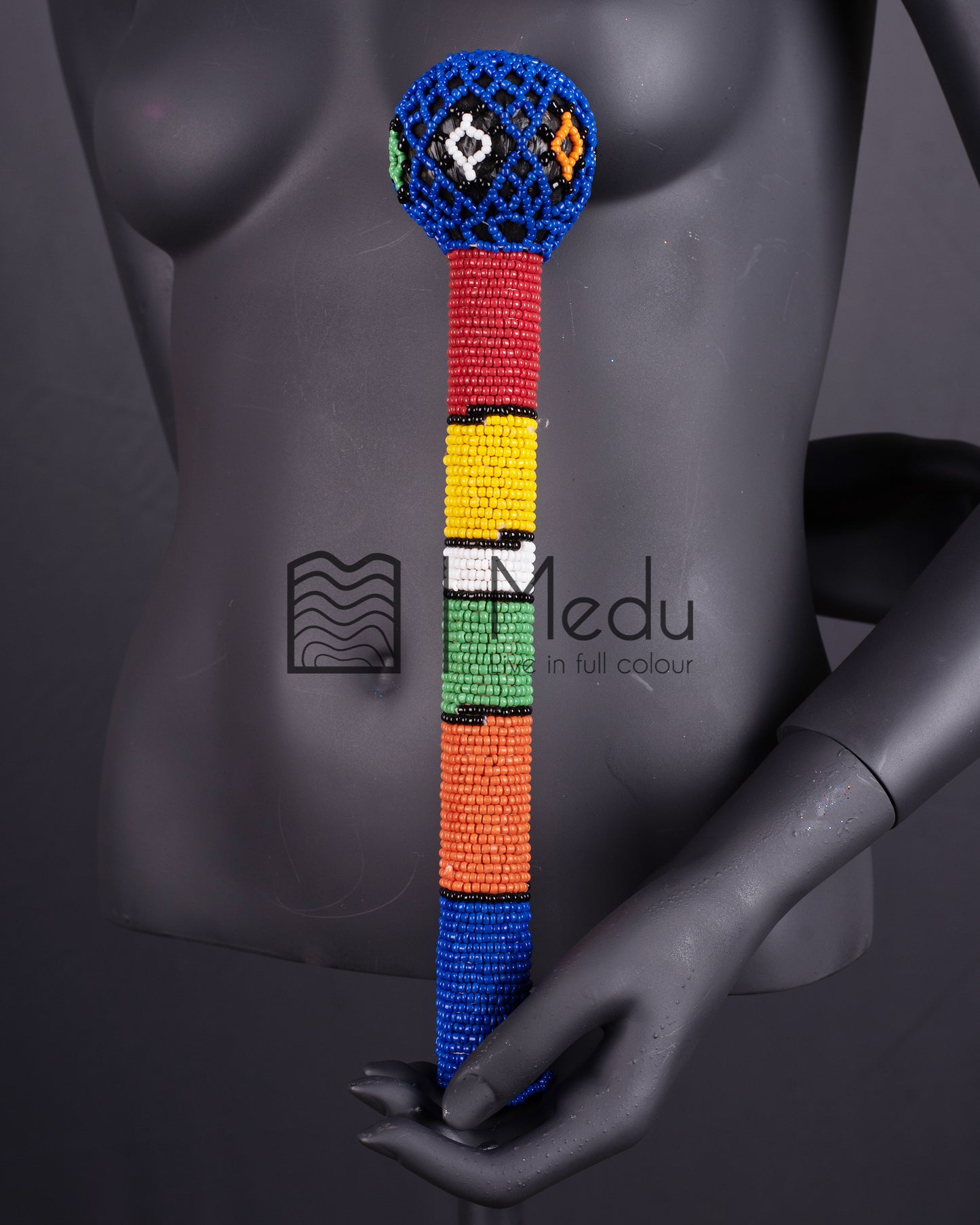Beaded Bridal Stick Royal