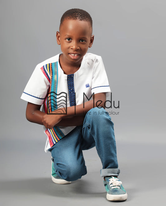 Kiddies Leano Shirt in White