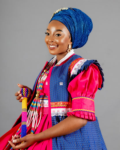 Beaded Bridal Stick Multicolour