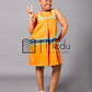 Kiddies Lerato Yele Dress in Mustard