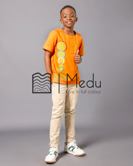 Kiddies Pule Shirt in Mustard