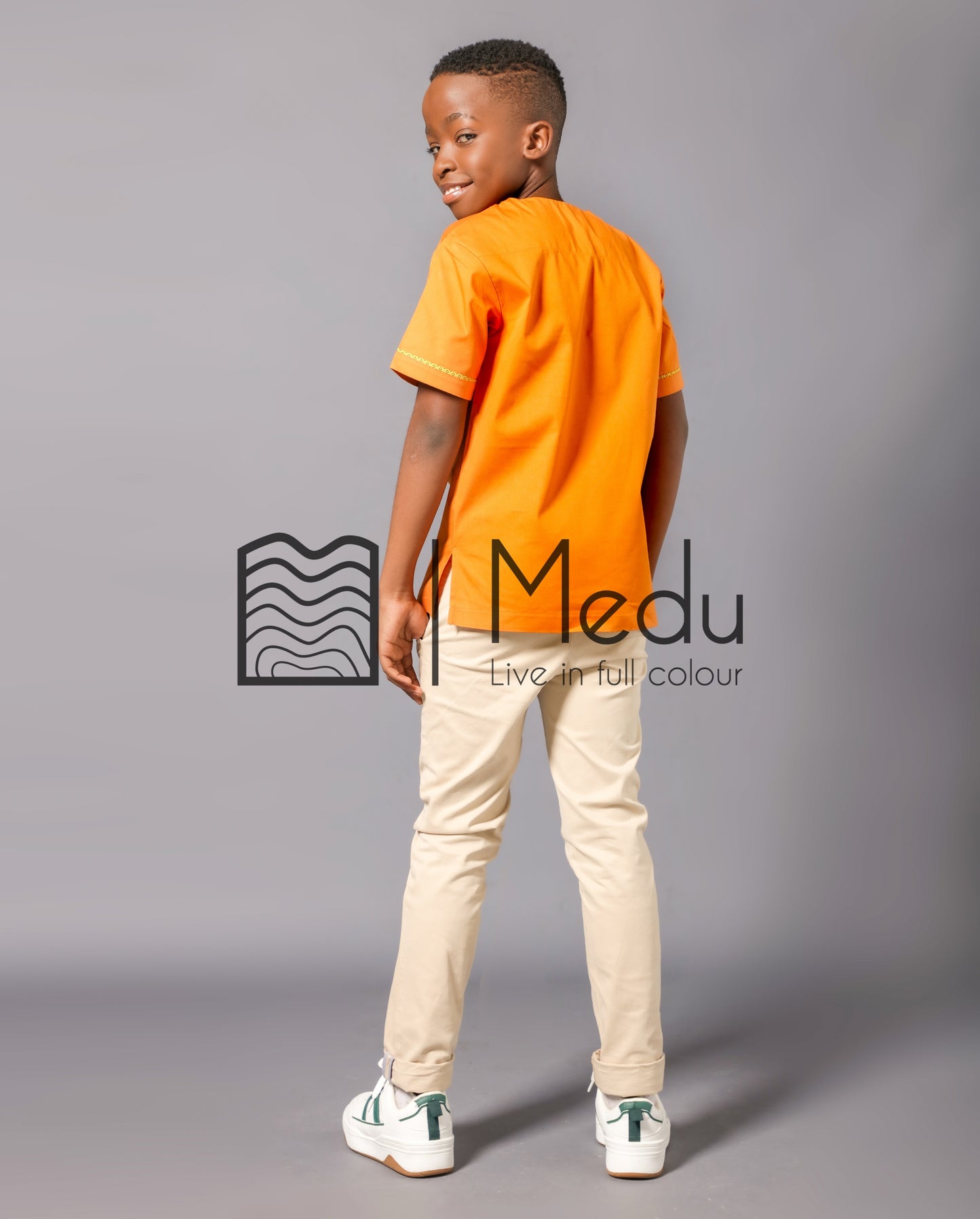 Kiddies Pule Shirt in Mustard