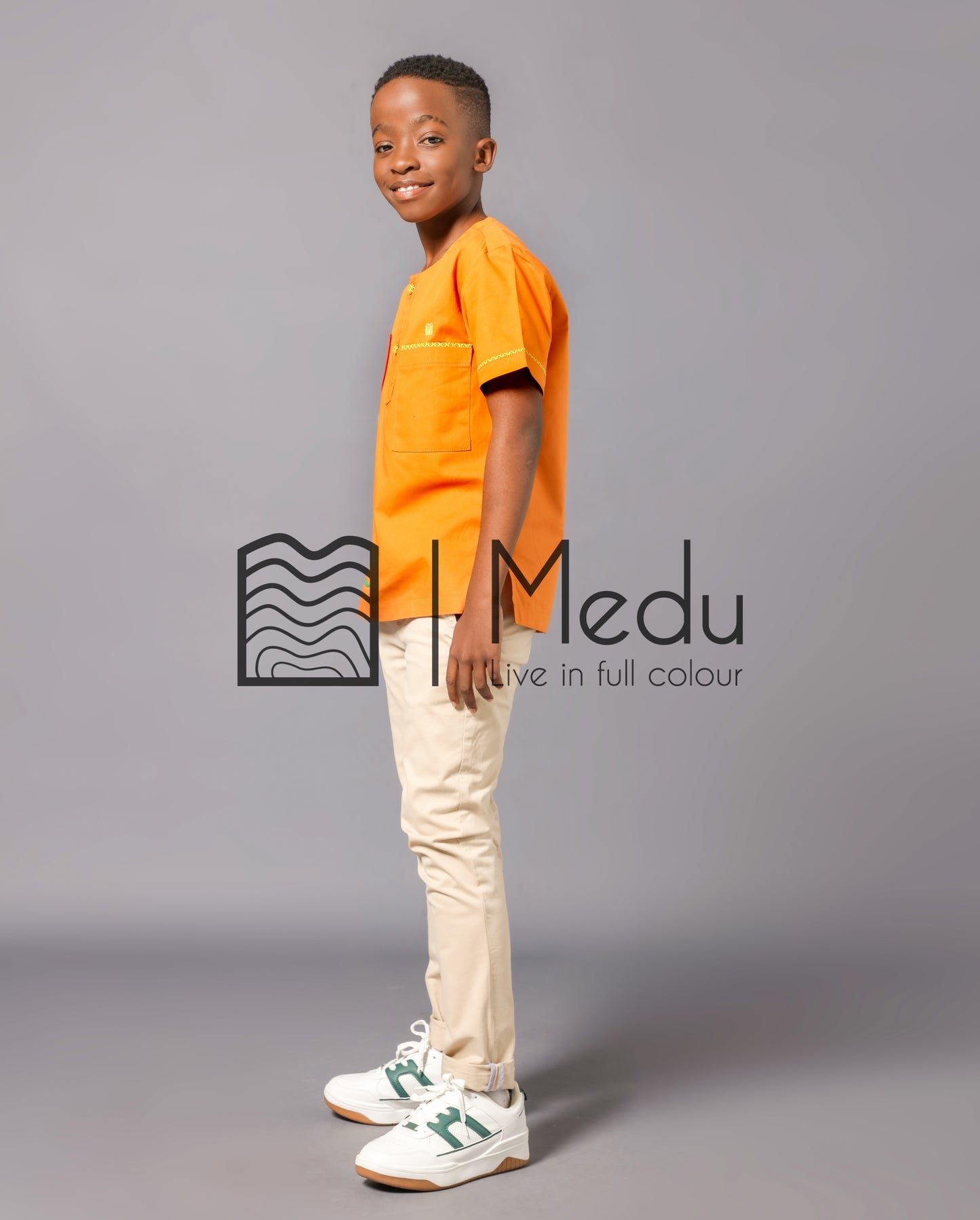 Kiddies Pule Shirt in Mustard