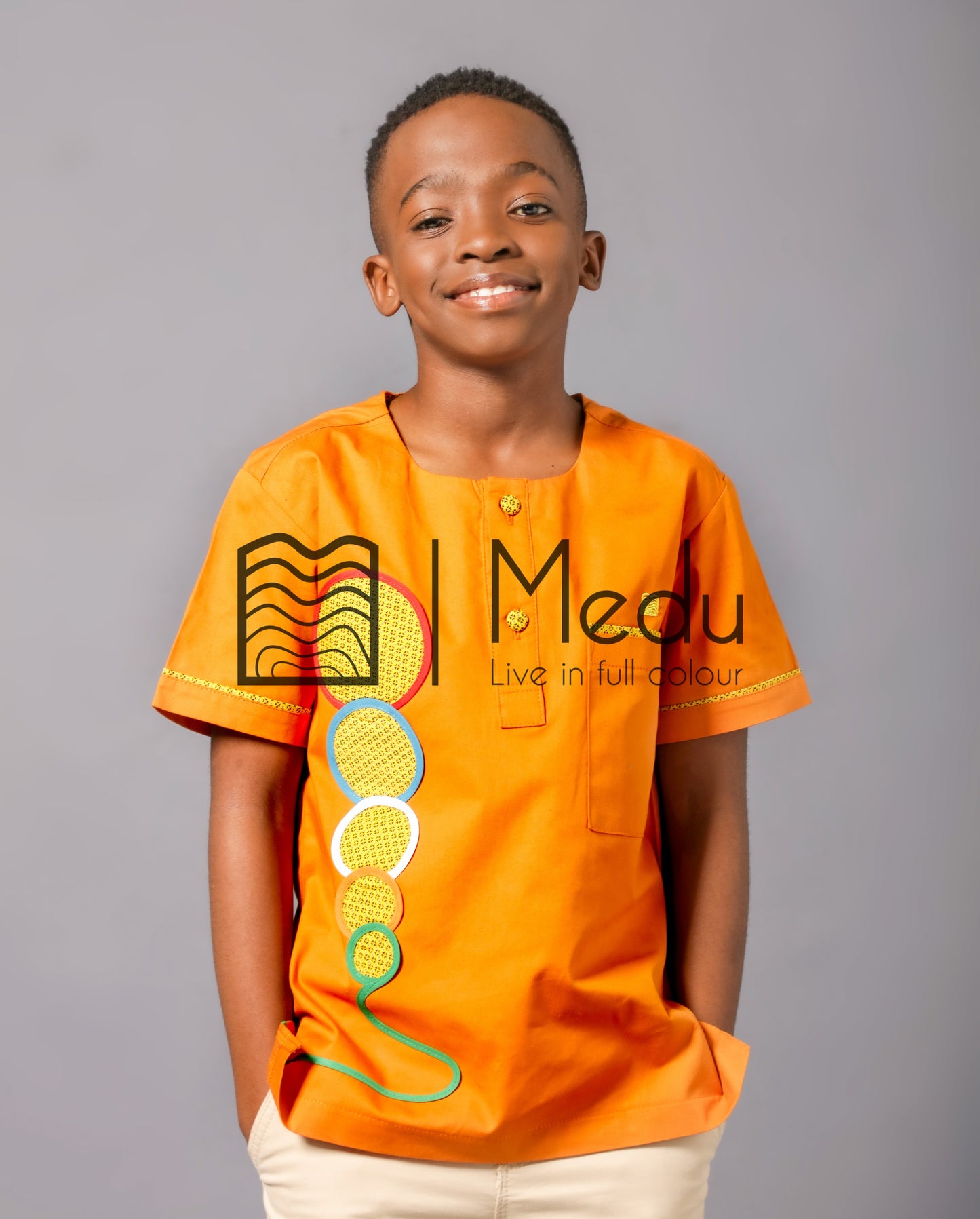 Kiddies Pule Shirt in Mustard