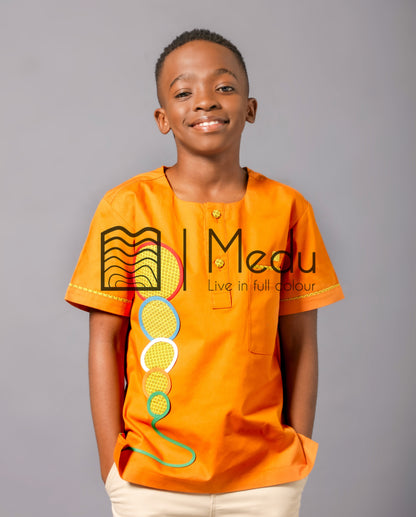 Kiddies Pule Shirt in Mustard