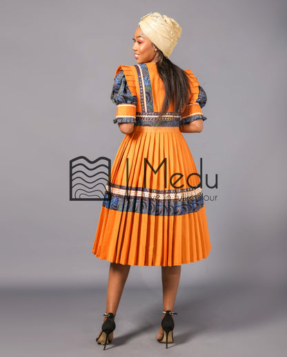 Mologadi Bridal Set Mustard