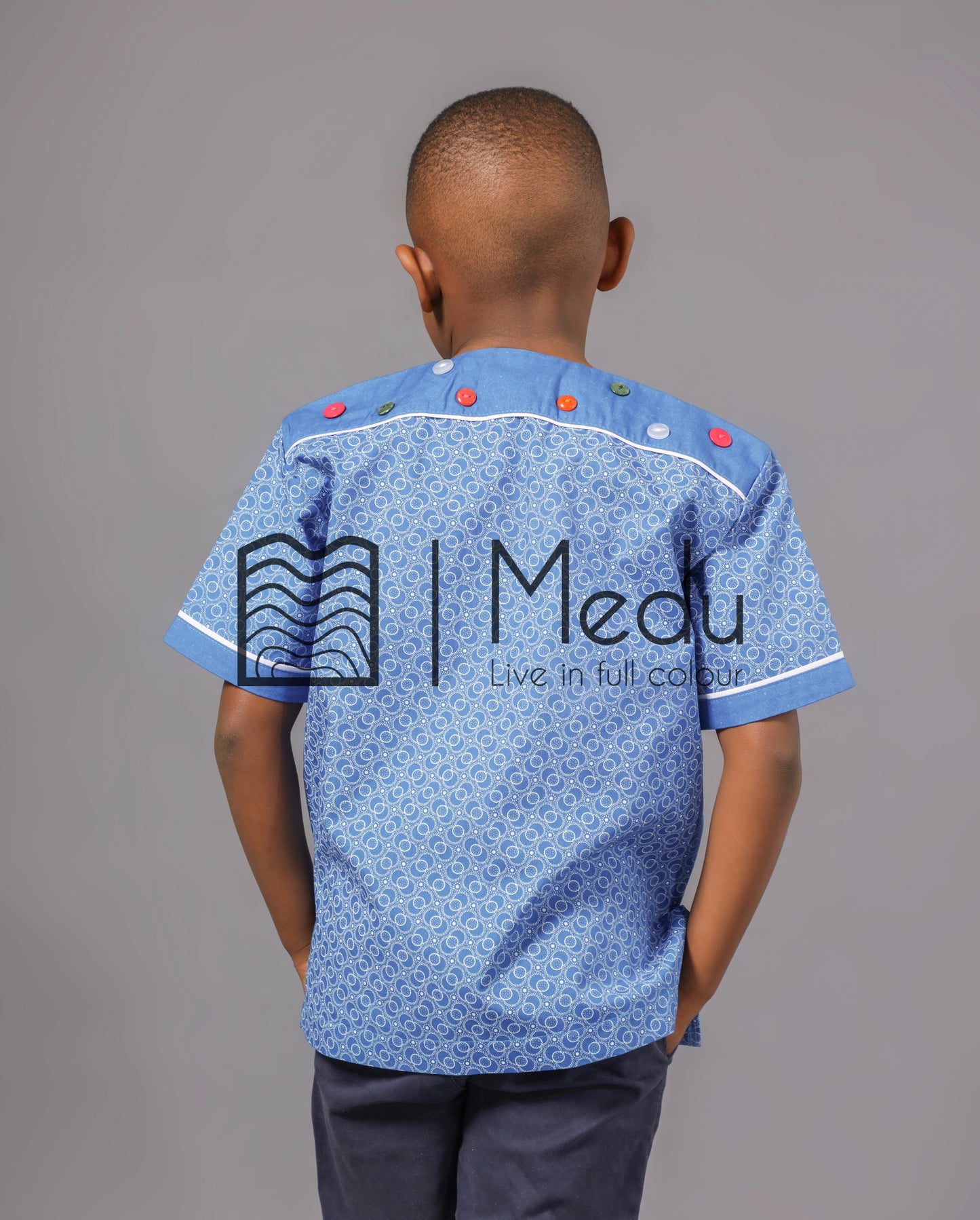 Kiddies Tlou Shirt in Turquoise