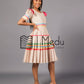 Boledi Pleated Dress in Beige