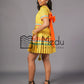 Mmashela Giant bow Mini Dress in Yellow