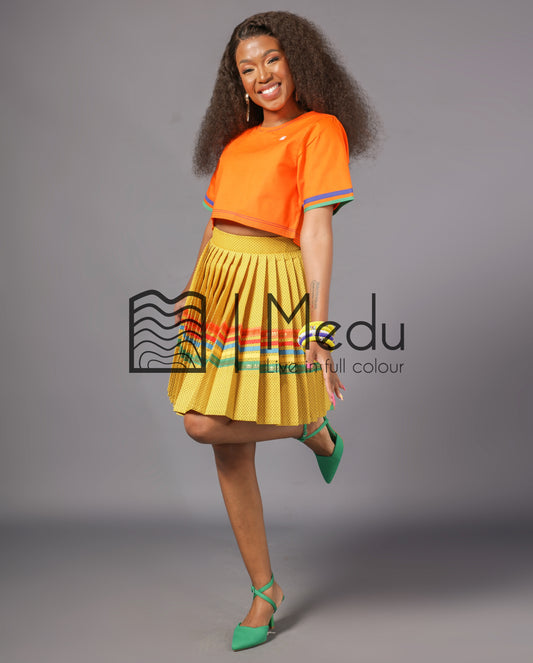 Makgabo Mini Set in Orange & Yellow