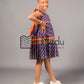 Kiddies Neo Pleated Dress in Boledi Blue