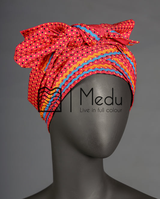 Kiddies Headwrap Manoko Pink