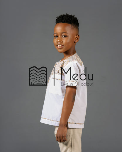 Kiddies Pule Shirt Manoko Beige