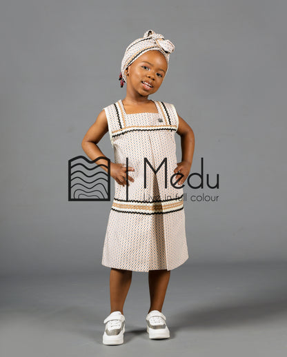 Kiddies Lerato Yele Dress Beige