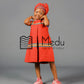 Kiddies Lerato Yele Dress in Red