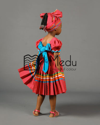 Kiddies Maru Dress Manoko Pink