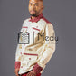 Kwena Luxe Safari Shirt Trimmed with Maroon
