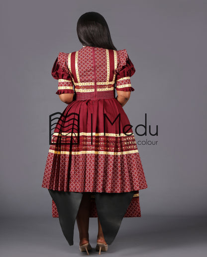 Modipadi Bridal Set in Maroon