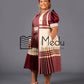 Ntsoaki Bridal Set in Maroon