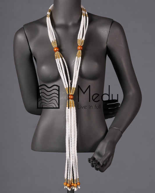 Sepedi Tie Beads Pink, Yellow and Blue